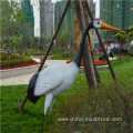 simulation fiberglass animal sculpture-bird